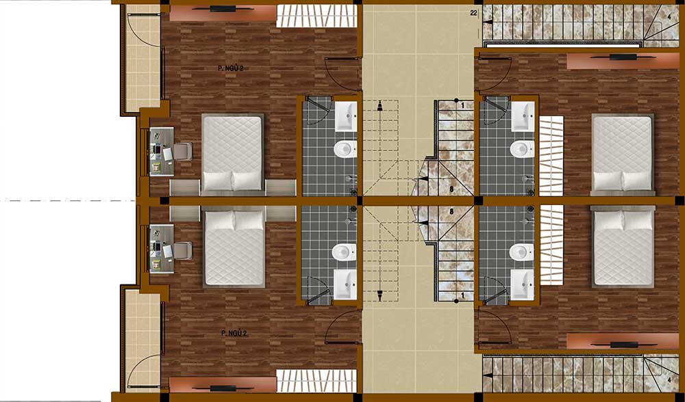 MẶT BẰNG VẬT DỤNG LẦU 1