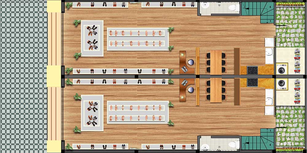 MẶT BẰNG VẬT DỤNG TRỆT