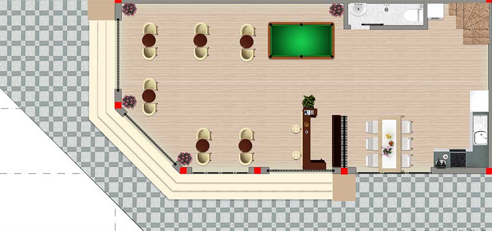 MẶT BẰNG VẬT DỤNG TRỆT